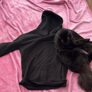 SHEIN Black Hoodie Sweatshirt